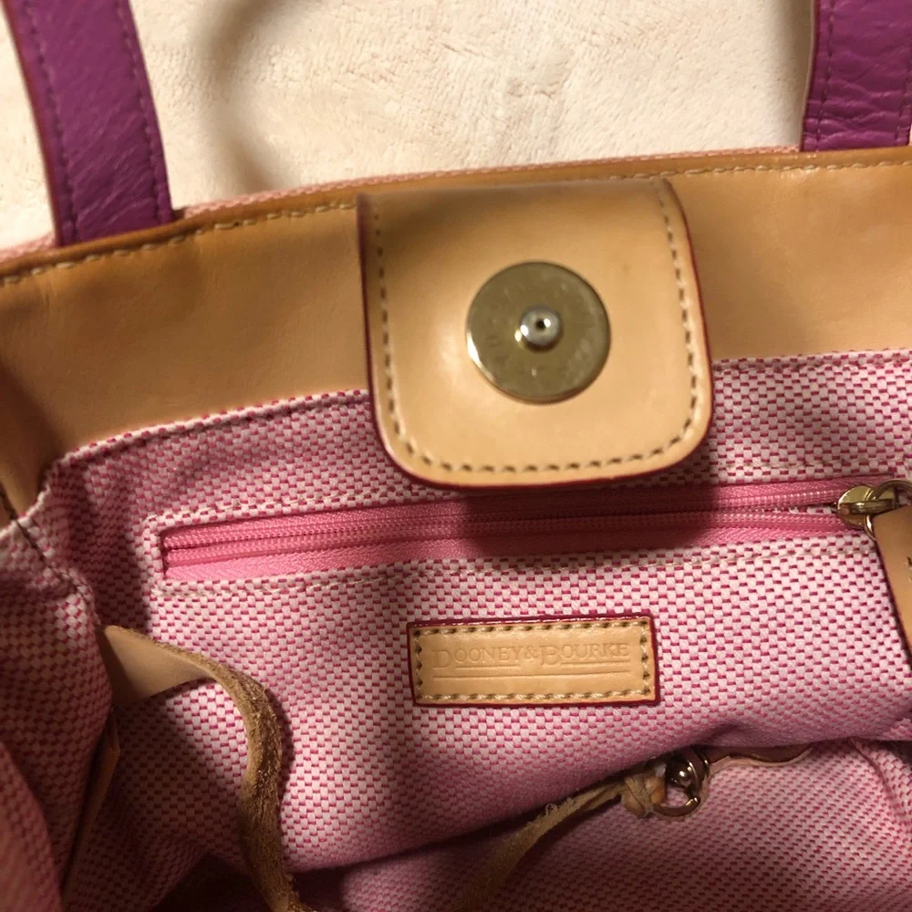Dooney & Bourke Pink Purse - Picture 5 of 10